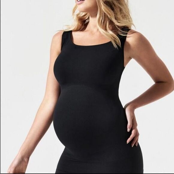 Blanqi Everyday Black Maternity Top Sz M - Picture 1 of 4
